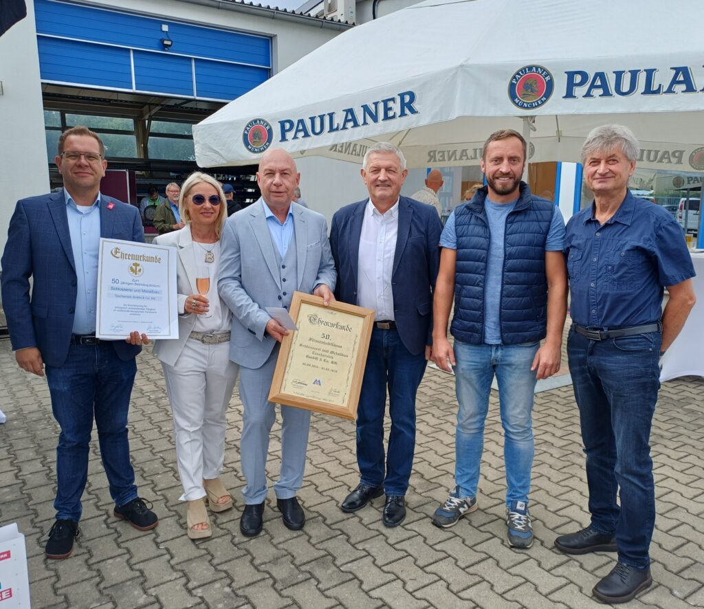 Herzlichen Glückwunsch zum 50. Firmenjubiläum